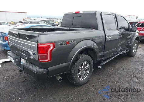 2015 Ford F-150 Platinum z USA, uszkodzony, nr VIN 1FTEW1EG0FFA31898